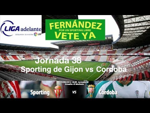 Jornada 38 Liga Adelante: Sporting de Gijón-Córdoba
