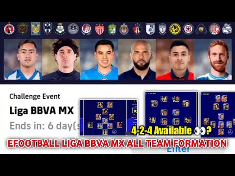 Liga BBVA MX All Team Efootball Formation|eFootball2023 Formation 💥 – futbolnew.es