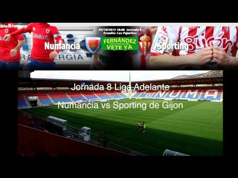 Jornada 8 Liga Adelante: Numancia – Sporting de Gijón
