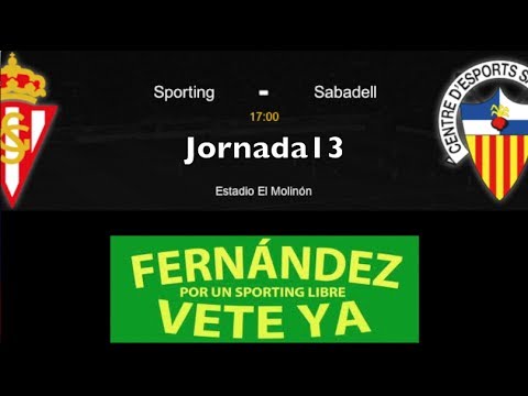 Jornada 13 Liga Adelante: Sporting de Gijón – Sabadell