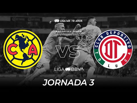 Resumen | América vs Toluca  | Liga BBVA MX | Apertura 2022 – Jornada 3 – futbolnew.es