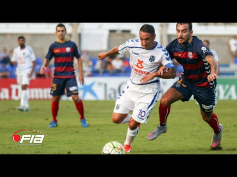 Suso Santana – 2 Goals – Llagostera 0-2 Tenerife – Liga Adelante 2015/16