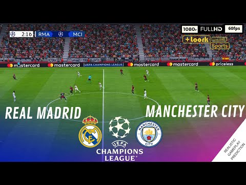 REAL MADRID vs  MANCHESTER CITY | Semifinal Champions League 2023 Simulacion & Prediccion