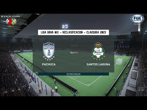 PACHUCA VS SANTOS RECLASIFICACIÓN LIGA BBVA MX CL 2023 #fifa22