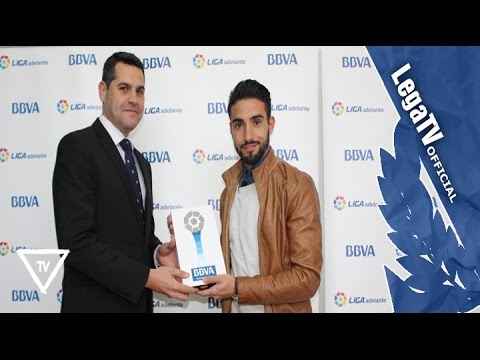 Chuli Premio BBVA ‘mejor jugador de la Liga Adelante mes de febrero’
