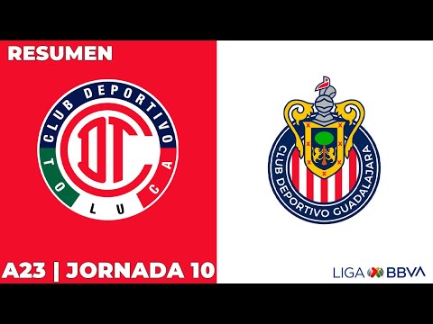 Resumen y Goles | Toluca vs Chivas | Liga BBVA MX | Apertura 2023 – Jornada 10 – futbolnew.es