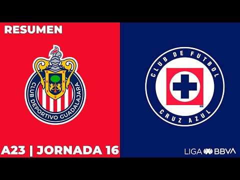 Resumen | Chivas vs Cruz Azul | Liga BBVA MX | Apertura 2023 – Jornada 16 – futbolnew.es