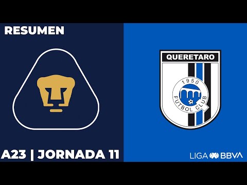 Resumen y Goles | Pumas vs Querétaro | Liga BBVA MX | Apertura 2023 – Jornada 11 – futbolnew.es