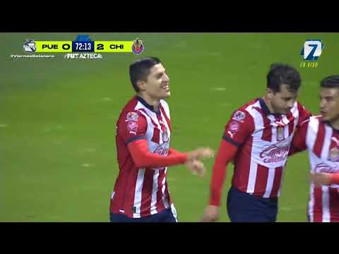 Gol de Ronaldo Cisneros | Puebla 0-2 Chivas | Liga BBVA MX | Apertura 2023 –  Jornada 13 – futbolnew.es