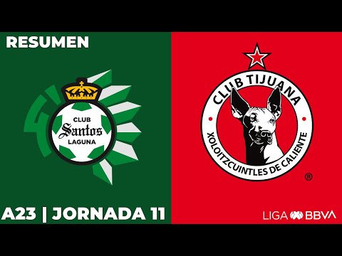 Resumen y Goles | Santos vs Xolos | Liga BBVA MX | Apertura 2023 – Jornada 11 – futbolnew.es