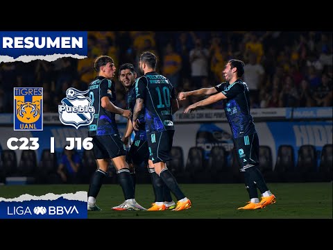 Resumen Tigres vs Puebla | Liga BBVA MX | Clausura 2023 – Jornada 16 – futbolnew.es