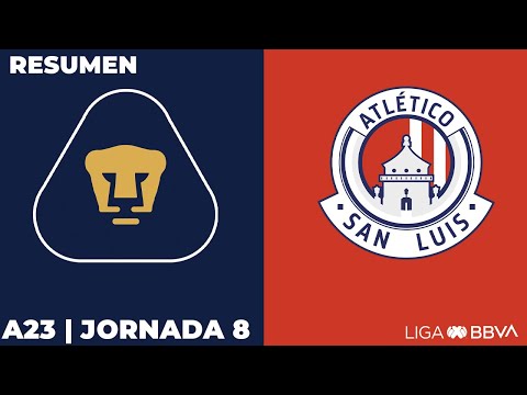 Resumen y Goles | Pumas vs San Luis  | Liga BBVA MX | Apertura 2023 – Jornada 8 – futbolnew.es