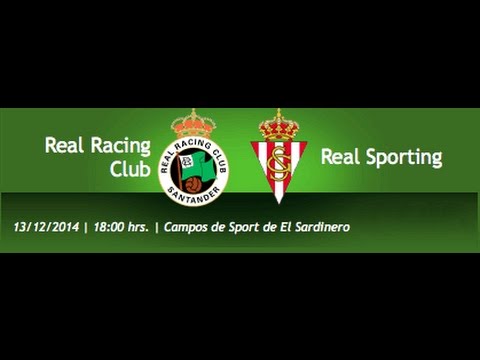 Racing de Santander (@chorlyid2) -Sporting de Gijón || Jornada 17 || Liga Adelante 2014/2015
