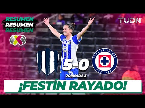 Resumen y goles | Monterrey 5-0 Cruz Azul | Liga Mx Femenil – CL2024 J5 | TUDN – futbolnew.es