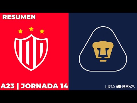 Resumen | Necaxa vs Pumas | Liga BBVA MX | Apertura 2023 – Jornada 14 – futbolnew.es