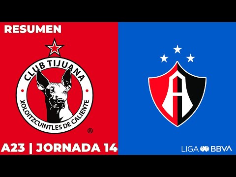 Resumen Xolos vs Atlas | Liga BBVA MX | Apertura 2023 – futbolnew.es