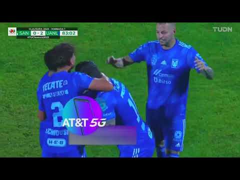 Gol de André-Pierre Gignac | Santos 0-2 Tigres | Liga BBVA MX – Clausura 2023 – Jornada 1 – futbolnew.es