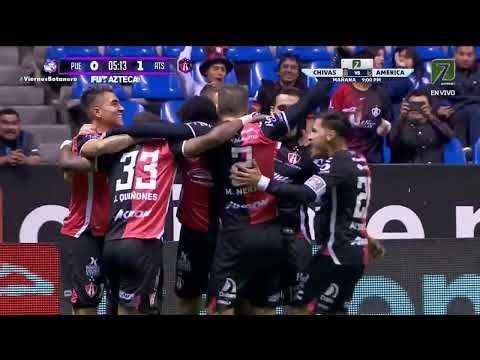 Gol de Brian Lozano | Puebla 0-1 Atlas | Liga BBVA MX – Clausura 2023 – Jornada 12 – futbolnew.es