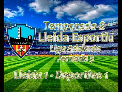 Liga Adelante (Jornada 3): Lleida 1 – Deportivo 1