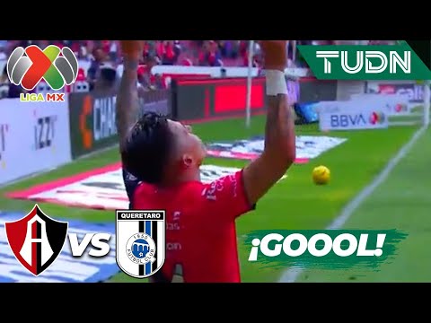 ¡GOL ROJINEGRO! Hueso Reyes de cabeza | Atlas 2-1 Querétaro | CL2024 – Liga Mx J13 | TUDN