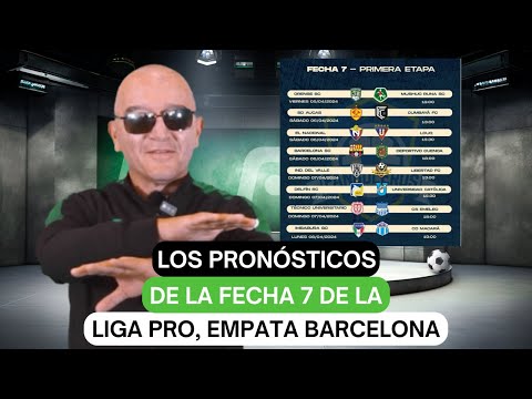 Los pronósticos de la fecha 7 de la Liga Pro, empata Barcelona