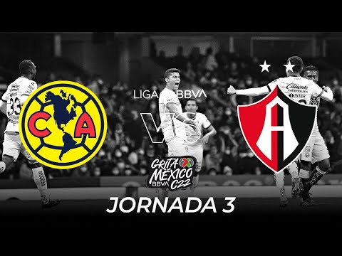 Resumen y Goles | América vs Atlas | Liga BBVA MX – Grita México C22 | Jornada 3 – futbolnew.es