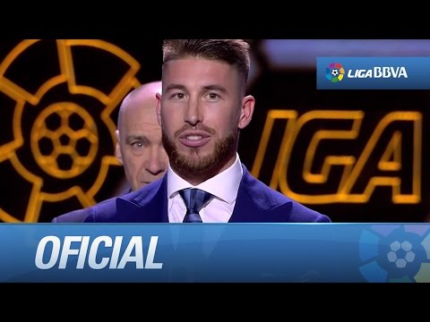 Premios LaLiga ● Sergio Ramos, mejor defensa Liga BBVA 2014/2015 – futbolnew.es