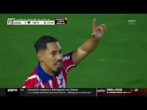 Gol de Ricardo Chávez | San Luis 1-0 Rayados | Liga BBVA MX | Apertura 2023 –  Cuartos de Final IDA – futbolnew.es